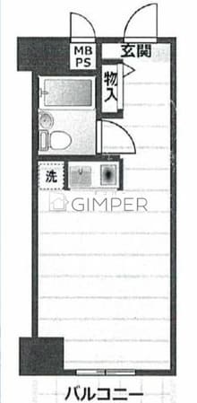 スカイコート池袋第二の物件間取画像